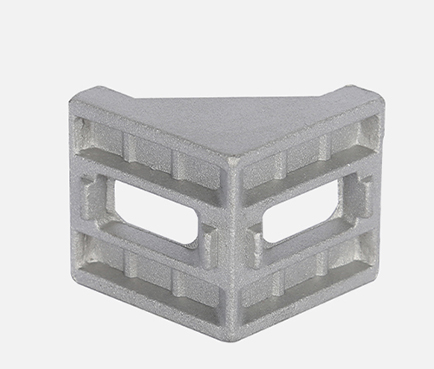 Aluminum alloy profile angle bracket (right angle connector)